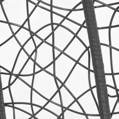 Hojdacie kreslo so stojanom SPRINGOS BEATA šedé bez vankúšov