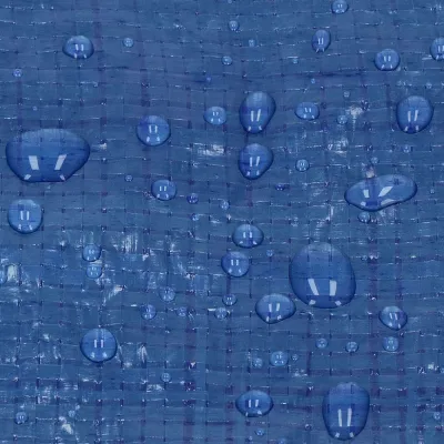 Krycia plachta s okami 10x8 m, 60g PE SPRINGOS GA2177 modrá