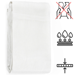 Krycia plachta s okami 3x4 m, 100g PE SPRINGOS GA2179 biela