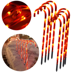 LED svetelné paličky - 72cm sada 18ks, 64 LED, IP44, teplá biela