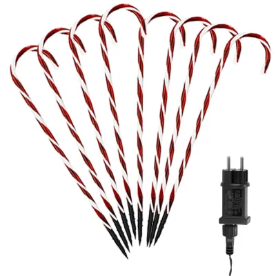 LED svetelné paličky - 72cm sada 18ks, 64 LED, IP44, teplá biela