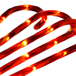 LED svetelné paličky - 72cm sada 18ks, 64 LED, IP44, teplá biela