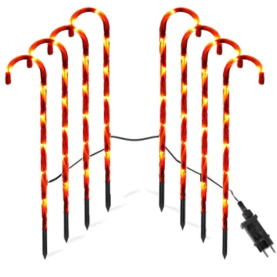 LED svetelné paličky - 72cm sada 18ks, 64 LED, IP44, teplá biela