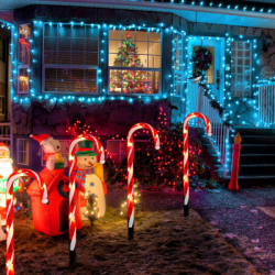 LED svetelné paličky - 72cm sada 18ks, 64 LED, IP44, teplá biela