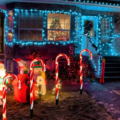 LED svetelné paličky - 72cm sada 18ks, 64 LED, IP44, teplá biela