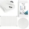 Krycia plachta s okami 3x5 m, 100g PE SPRINGOS GA2180 biela