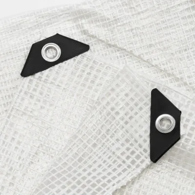 Krycia plachta s okami 3x5 m, 100g PE SPRINGOS GA2180 biela