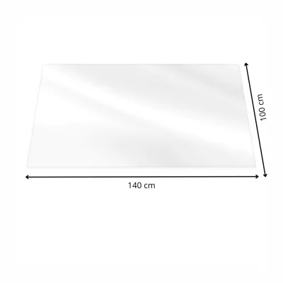 Podložka 100x140 cm pod stoličku / na stôl SPRINGOS FM0037 priehľadná