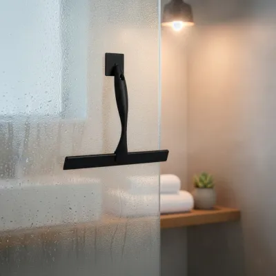 Stierka do kúpeľne SPRINGOS HA1115 čierna