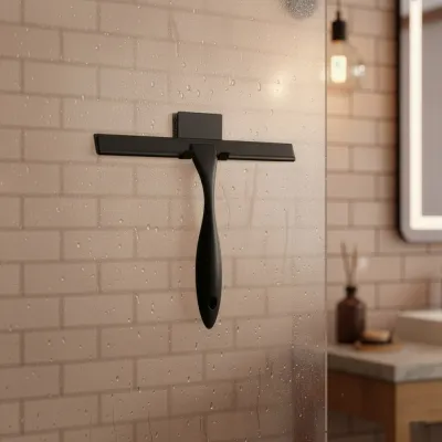 Stierka do kúpeľne SPRINGOS HA1115 čierna