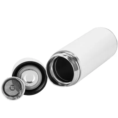 Nerezová termoska s teplomerom a sitkom 500 ml SPRINGOS KI0128