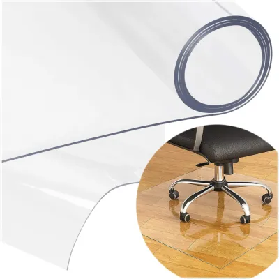 Podložka 125x102 cm extra hrubá pod stoličku / na stôl SPRINGOS FM0036 priehľadná