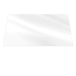 Podložka 125x102 cm extra hrubá pod stoličku / na stôl SPRINGOS FM0036 priehľadná