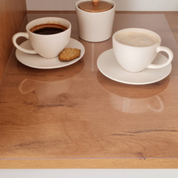 Podložka 125x102 cm extra hrubá pod stoličku / na stôl SPRINGOS FM0036 priehľadná