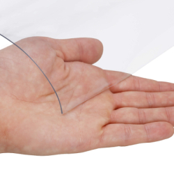 Podložka 125x102 cm extra hrubá pod stoličku / na stôl SPRINGOS FM0036 priehľadná