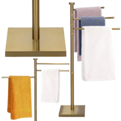 Držiak na uteráky SPRINGOS HG0068 zlatý