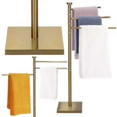 Držiak na uteráky SPRINGOS HG0068 zlatý