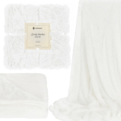 Dvojvrstvová deka 200x220 cm SPRINGOS HA7269 biela