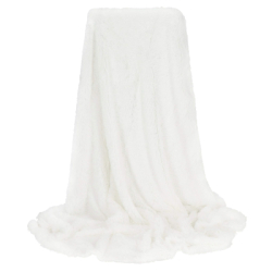 Dvojvrstvová deka 160x200 cm SPRINGOS HA7267 biela