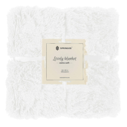 Dvojvrstvová deka 160x200 cm SPRINGOS HA7267 biela