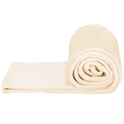 Plyšová deka 200x220 cm SPRINGOS HA7301 krémová