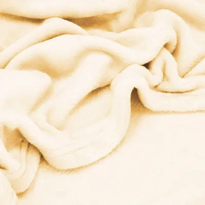 Plyšová deka 200x220 cm SPRINGOS HA7301 krémová