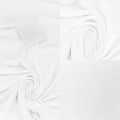 Poťah na stoličku elastický SPRINGOS HA0207 biely