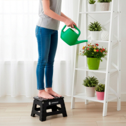 Skladacia stolička SPRINGOS HA7567 čierna