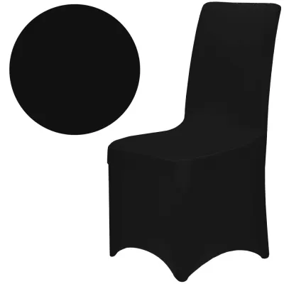 Poťah na stoličku elastický SPRINGOS HA0208 čierny