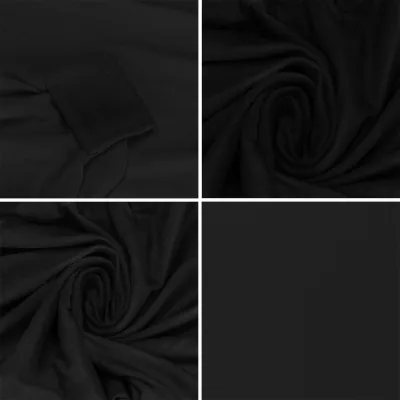 Poťah na stoličku elastický SPRINGOS HA0208 čierny