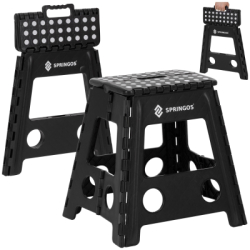 Skladacia stolička SPRINGOS HA7568 čierna