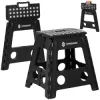 Skladacia stolička SPRINGOS HA7568 čierna