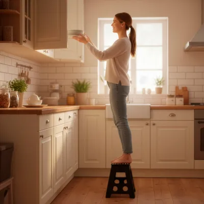 Skladacia stolička SPRINGOS HA7568 čierna