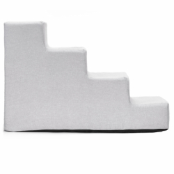 Schodíky pre psa 60x30x40 cm SPRINGOS PA0339 svetlo šedé