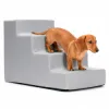 Schodíky pre psa 60x30x40 cm SPRINGOS PA0339 svetlo šedé