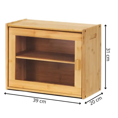 Drevený chlebník SPRINGOS KI0158 prírodný