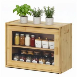 Drevený chlebník SPRINGOS KI0158 prírodný