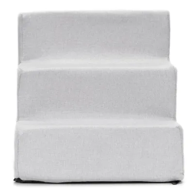 Schodíky pre psa 45x30x30 cm SPRINGOS PA0338 svetlo šedé