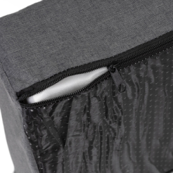 Schodíky pre psa 60x30x40 cm SPRINGOS PA0337 tmavo šedé