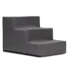 Schodíky pre psa 45x30x30 cm SPRINGOS PA0336 tmavo šedé