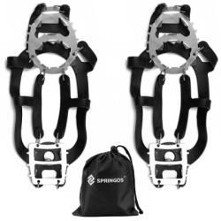 Protišmykové návleky na topánky, veľ. 36-40 SPRINGOS CS0172 čierne