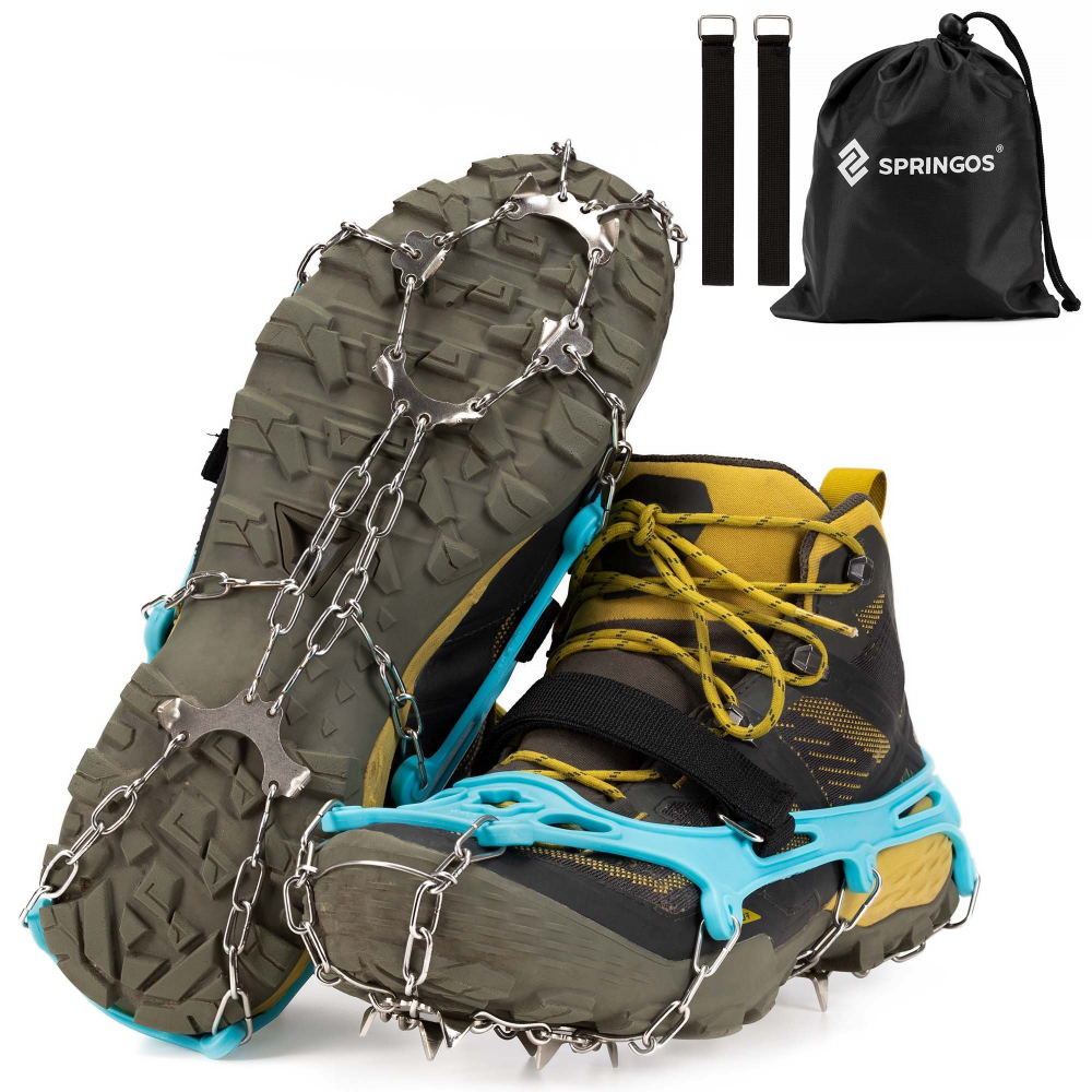 Protišmykové návleky na topánky, veľ. 36-40 SPRINGOS CS0166 modré