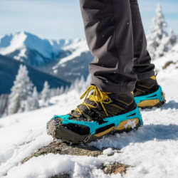 Protišmykové návleky na topánky, veľ. 36-40 SPRINGOS CS0166 modré