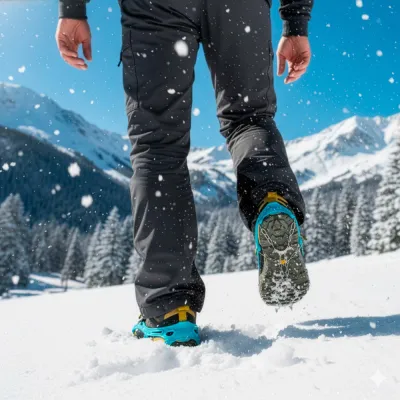 Protišmykové návleky na topánky, veľ. 36-40 SPRINGOS CS0166 modré