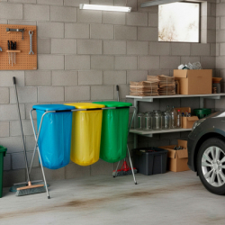 Stojan na 3 odpadkové vrecia SPRINGOS HA1108