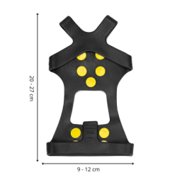 Protišmykové návleky na topánky SPRINGOS CS0170 veľ. 36-40 čierne