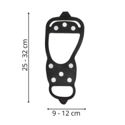 Protišmykové návleky na topánky SPRINGOS CS0174 veľ. 41-45 čierne