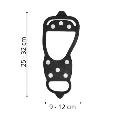 Protišmykové návleky na topánky SPRINGOS CS0174 veľ. 41-45 čierne