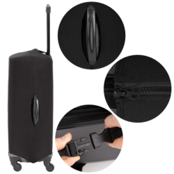 Obal na kufor veľ. M SPRINGOS HA7557 čierny