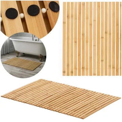 Kúpeľňová predložka 80x50 cm SPRINGOS HA7531prírodný